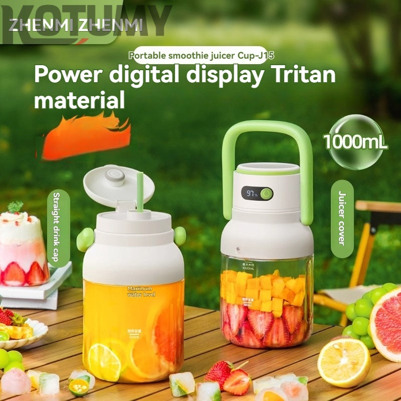Home portable juicer small multi-function juicer wireless charging 2025 juice cup ton barrel