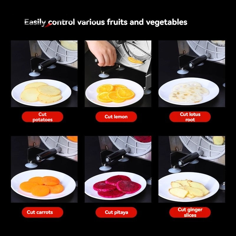 Potato slicer commercial manual slicer lemon artifact multifunctional fruit and vegetable slicer