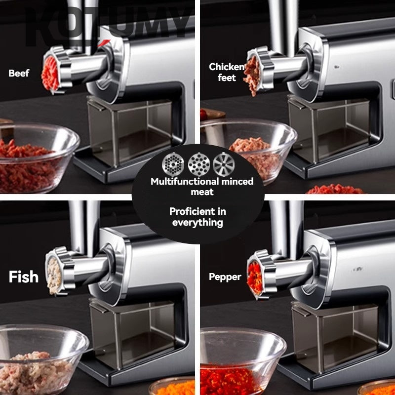 Multifunctional meat grinder electric sausage stuffer