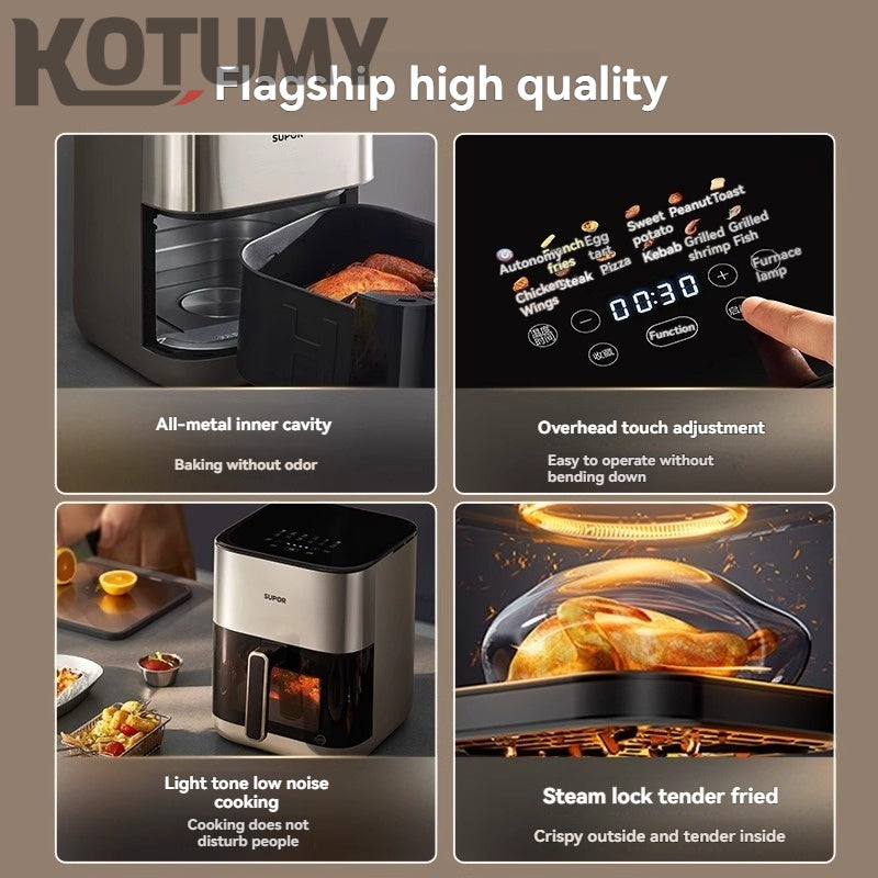 New air fryer household large capacity multi-function electric oven integrated