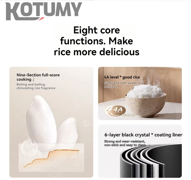 Energy-saving household rice cooker