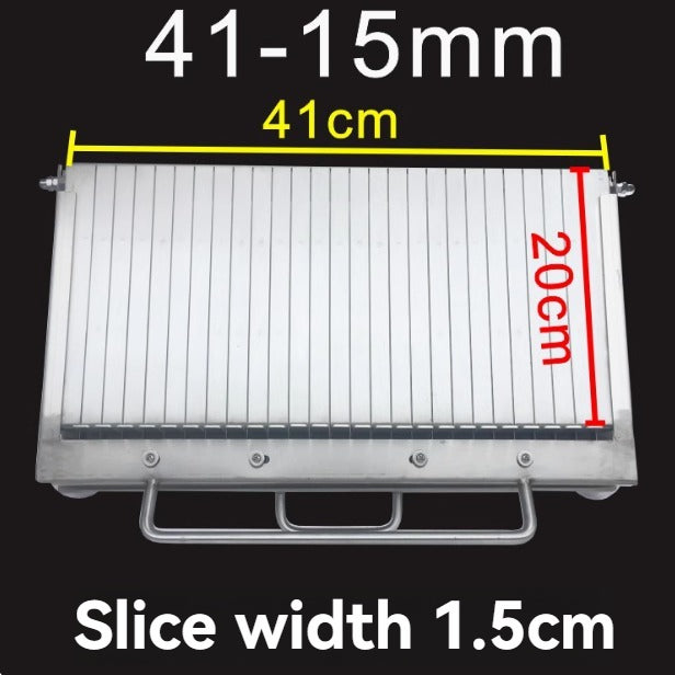 Hand-pressed slicer Liangpi machine cutter small thick stainless steel ham sausage duck blood tofu luncheon meat vegetarian chicken