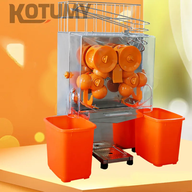 Commercial electric juicer, portable 110/220V blender, juicer, automatic Oran machine, fruit and food extractor, restaurant