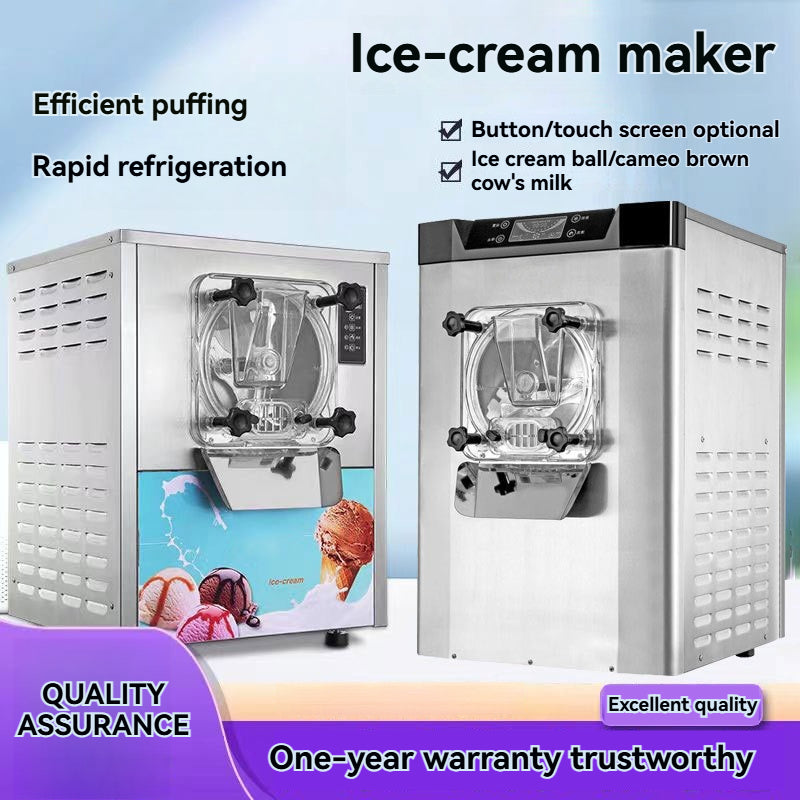 Hard ice cream machine, commercial fully automatic Italian digging ball ice cream machine, buffet ice cream machine