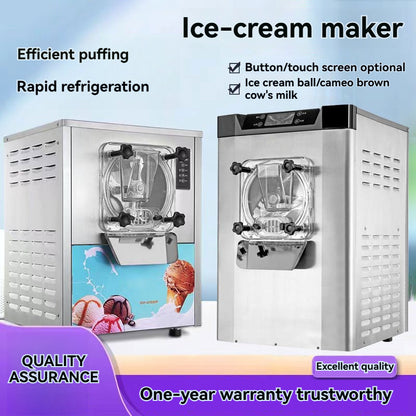 Hard ice cream machine, commercial fully automatic Italian digging ball ice cream machine, buffet ice cream machine