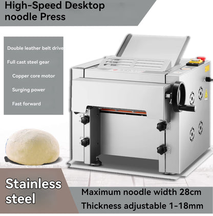 Commercial fully automatic kneading machine with a large horizontal stainless steel flour mixer