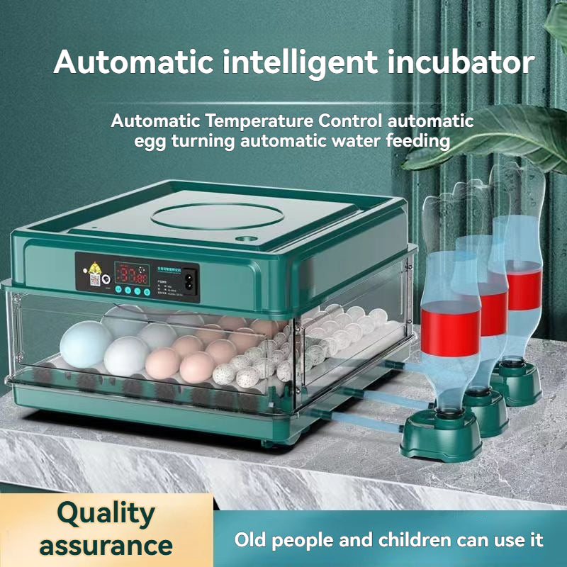 Incubator small household fully automatic intelligent incubator Rudin chicken duck goose incubator parrot incubator