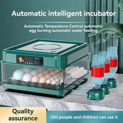 Incubator small household fully automatic intelligent incubator Rudin chicken duck goose incubator parrot incubator