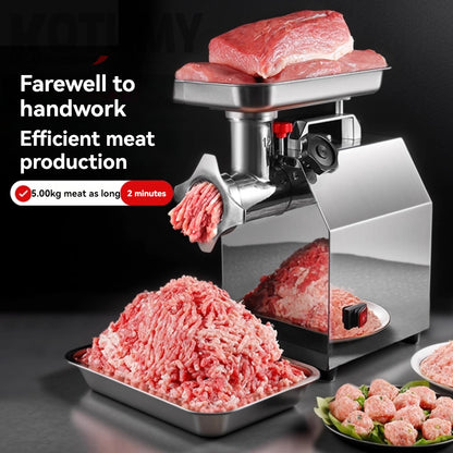 High-power meat grinder multi-function sausage stuffer desktop minced meat stuffing machine