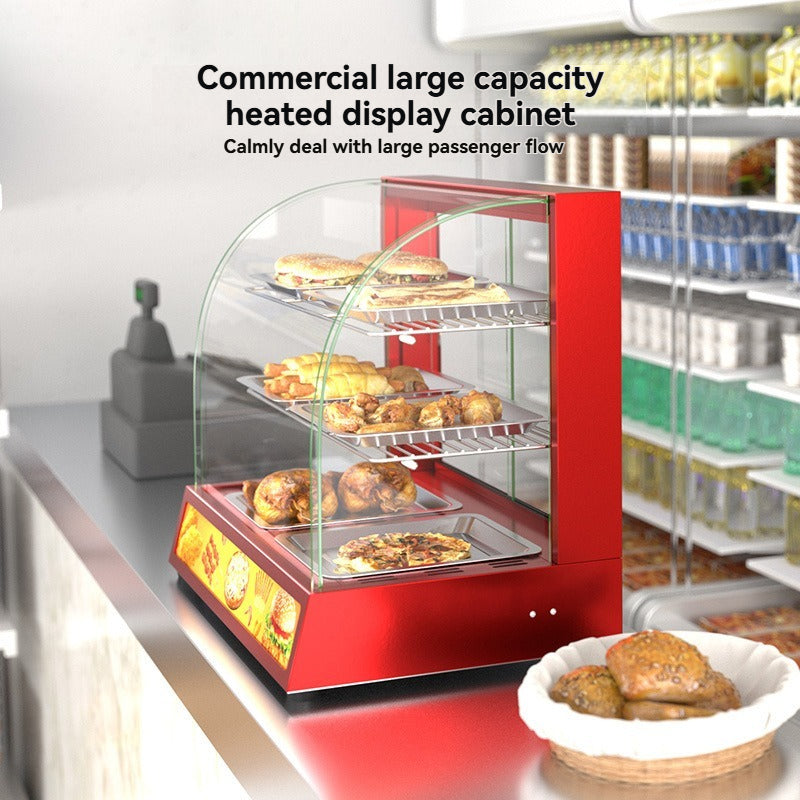 Commercial Heated Thermostat Cooking Cake Burger Fried Chicken Insulation Box