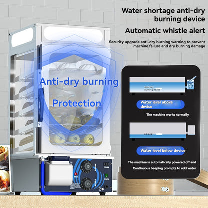 Commercial steamed bun machine convenience store heat preservation cabinet display cabinet breakfast shop steamed bun machine
