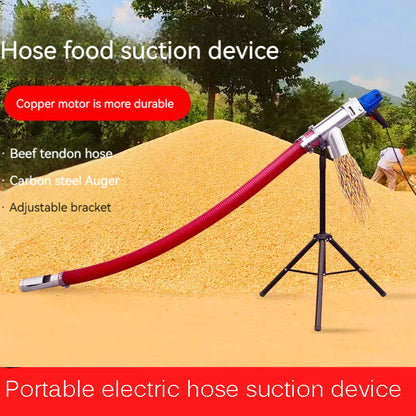 Commercial Grain Suction Machine Wheat Grain Suction Machine Wheat Corn Hose Auger Screw Conveyor Feeding Machine