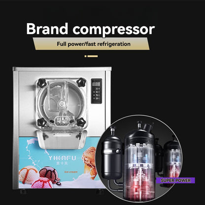 Hard ice cream machine, commercial fully automatic Italian digging ball ice cream machine, buffet ice cream machine