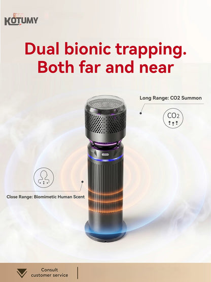 Villa courtyard mosquito repellent and exterminator - laser carbon dioxide bio-inspired mosquito trap
