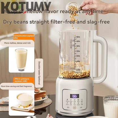 New small wall-breaking machine household fully automatic soybean milk machine residue-free cooking machine