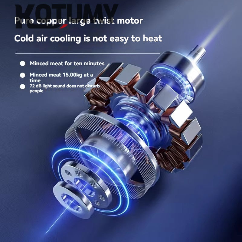 Small electric meat grinder, sausage stuffing machine