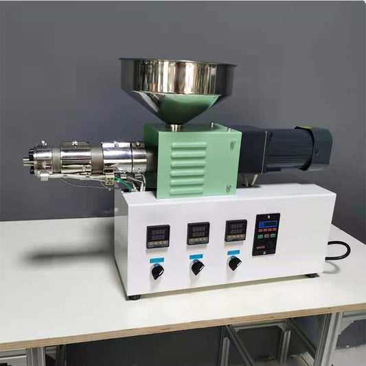 SJ25 Tabletop Mini 3D Consumables Machine Plastic Laboratory Desktop Injection Molding Machine Single Screw Extruder PE PVC