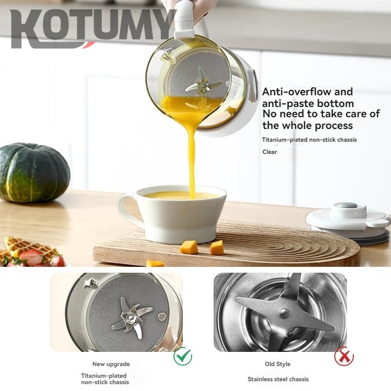 Wall breaking machine soy milk machine household fully automatic no-cooking light sound multi-function juicer flagship store new model no filter