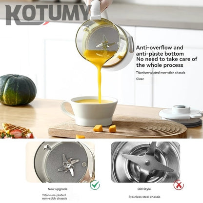 Wall breaking machine soy milk machine household fully automatic no-cooking light sound multi-function juicer flagship store new model no filter