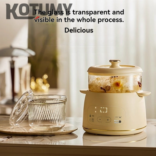 Fully automatic electric stew pot household glass bird's nest stew pot fresh stew pot soup stew pot electric stew pot