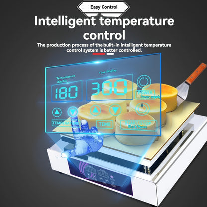 Commercial double headed copper gong pancake burning machine, digital internet celebrity snack gas stall grill