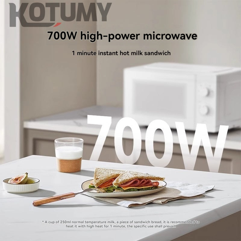 20L household small multifunctional defrosting microwave oven