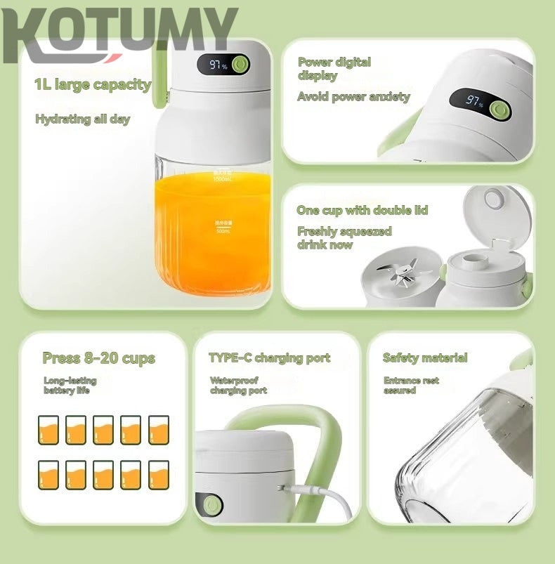 Portable juicer small multifunctional juicer