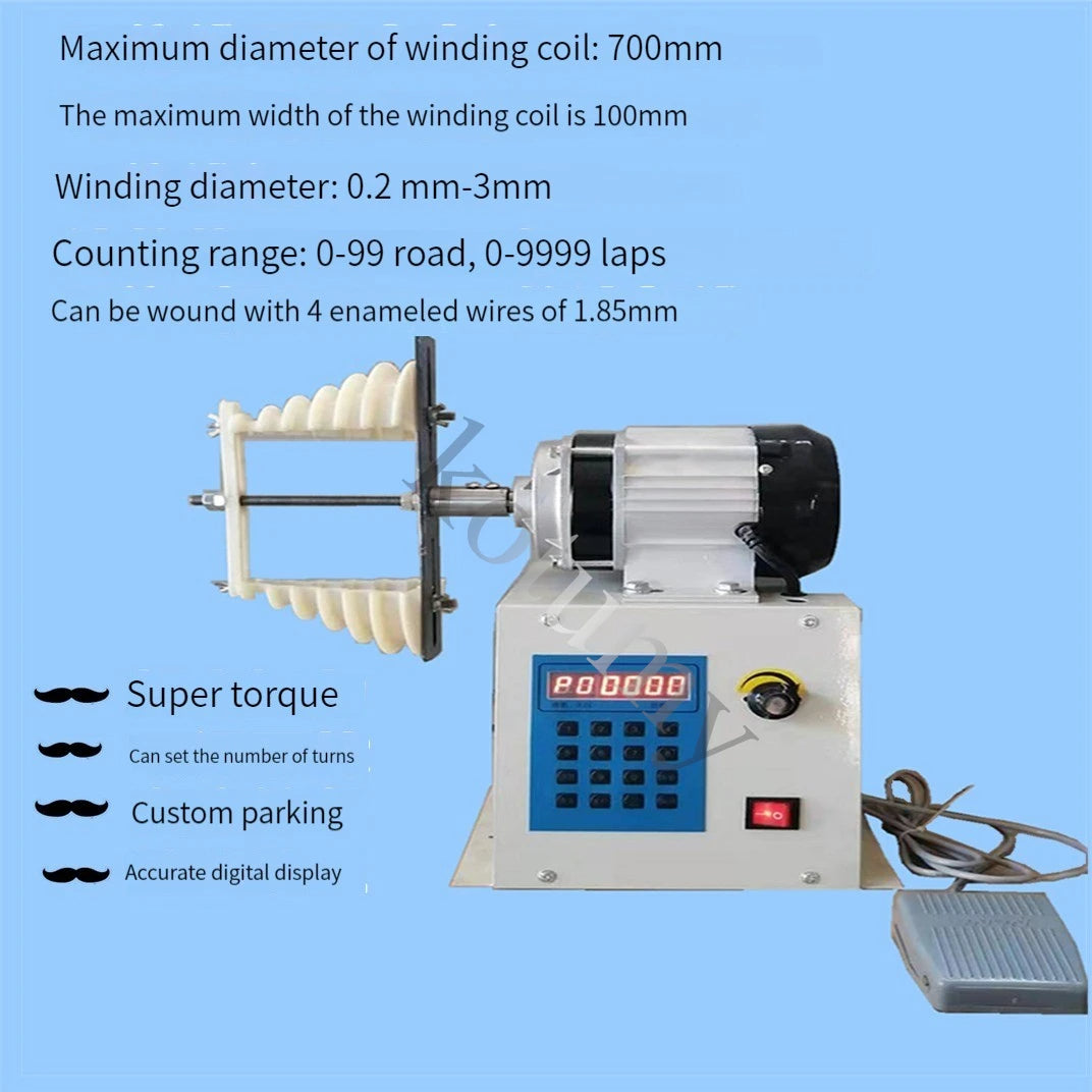 CNC Electric Winding Machine 500W/650W/800W Automatic Winding Tool Coil Winder Winding Machine