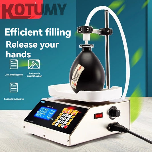 Liquid filling machine fully automatic liquor, soy milk and cooking oil CNC weighing quantitative filling machine