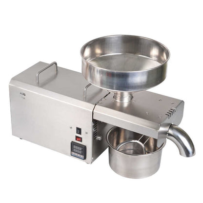 Household Commercial Oil Press, Stainless Steel, Household Electric Heating And Cooling, Industrial Grade, Small And Medium-size