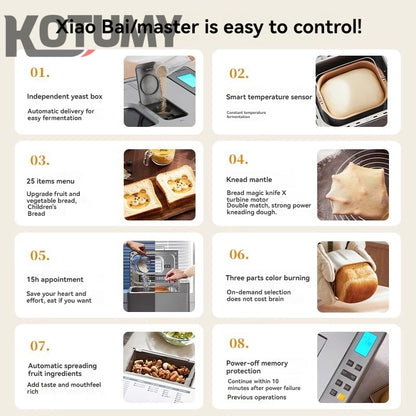 fully automatic small multifunctional bread machine breakfast machine