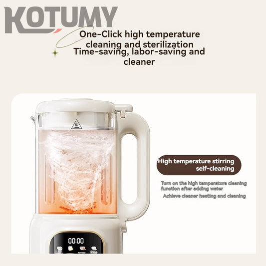 Fully automatic cooking soy milk machine juice extraction cooking multifunctional bass no residue