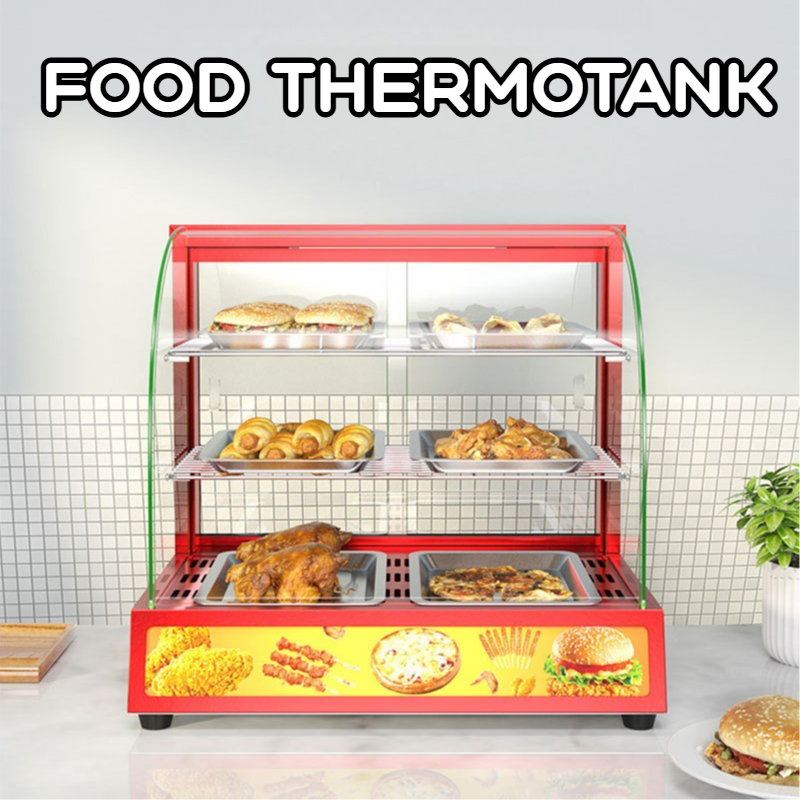 Commercial Heated Thermostat Cooking Cake Burger Fried Chicken Insulation Box