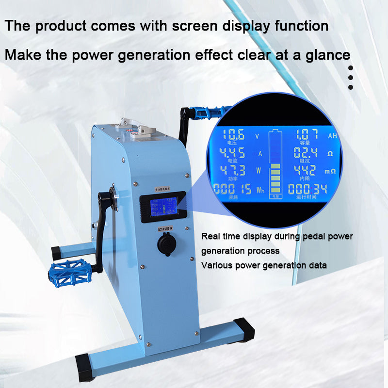 pedal generator 12v Portable Pedal Generator Mobile Phone Charging Treasure High Power Out – KOTUMY Machinery