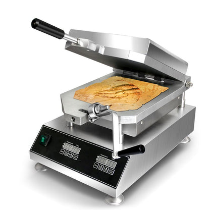 Commercial Fossil Cake Machine Seafood Pancake Machine Squid Thin Cake Pressing MachineOctopus Senbei Machine