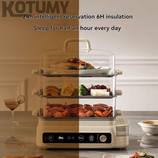 Steamer multifunctional stainless steel large capacity breakfast machine can be reserved