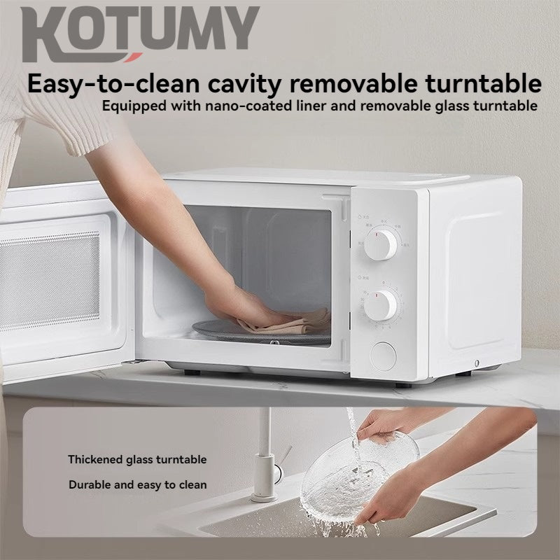 20L household small multifunctional defrosting microwave oven