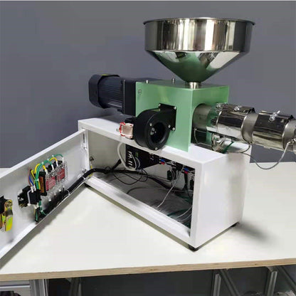 SJ25 Tabletop Mini 3D Consumables Machine Plastic Laboratory Desktop Injection Molding Machine Single Screw Extruder PE PVC