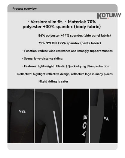 Streamline one-piece cycling suit competitive one-piece double arrow pants road car professional suit female