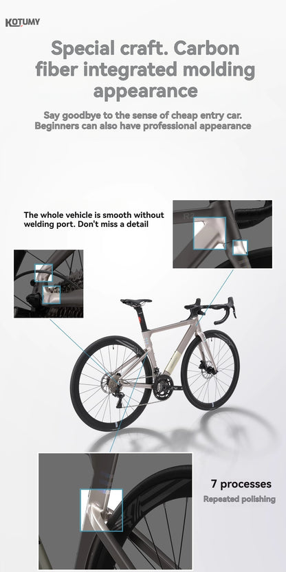 Bofeng Road Bike Speedometer Adult and Child Sizes Road Bicycle Hydraulic Disc Brakes