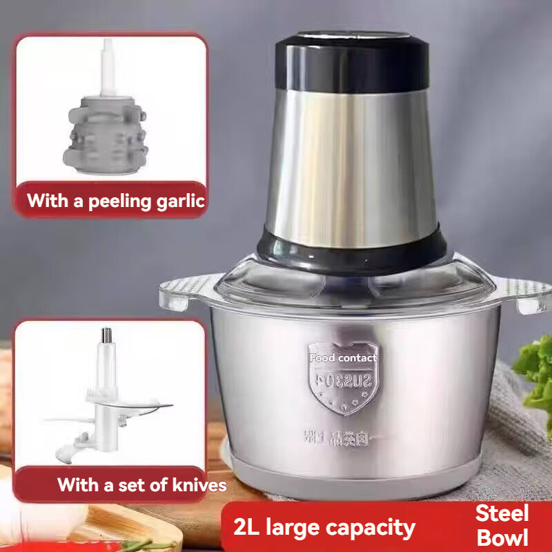 Automatic household garlic peeling and peeling tool garlic pounder multifunctional garlic pounder peeling machine