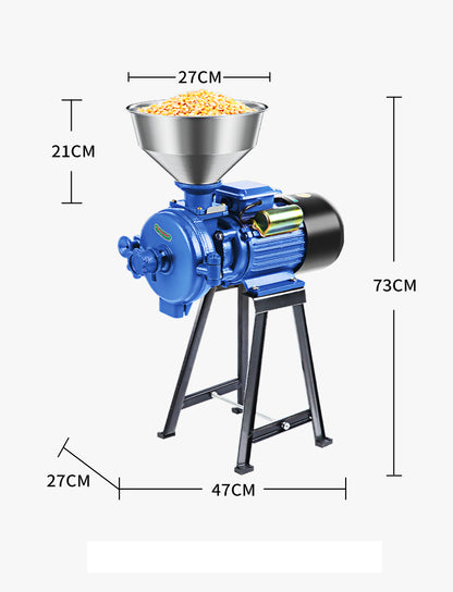 Grinder Machine Dry Electric Feed and Flour Mill Cereals Grinder Rice Corn Grain Coffee Wheat Grain Mill