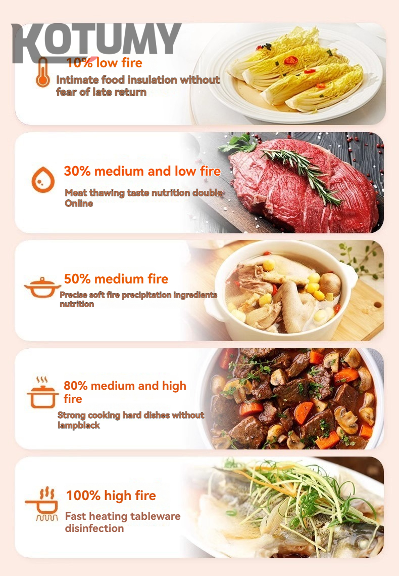 Microwave oven household small mini multifunctional mechanical turntable