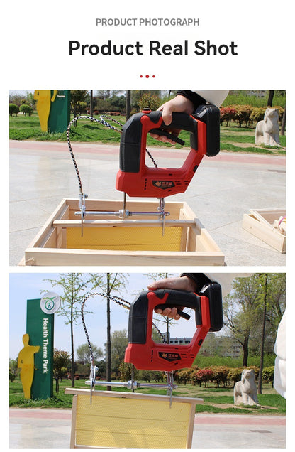 Bee Frame Shaking Machine Electric Vibrating Honey Machine Rechargeable Bee shaker Beekeeping tool Removal Vibrating Machine