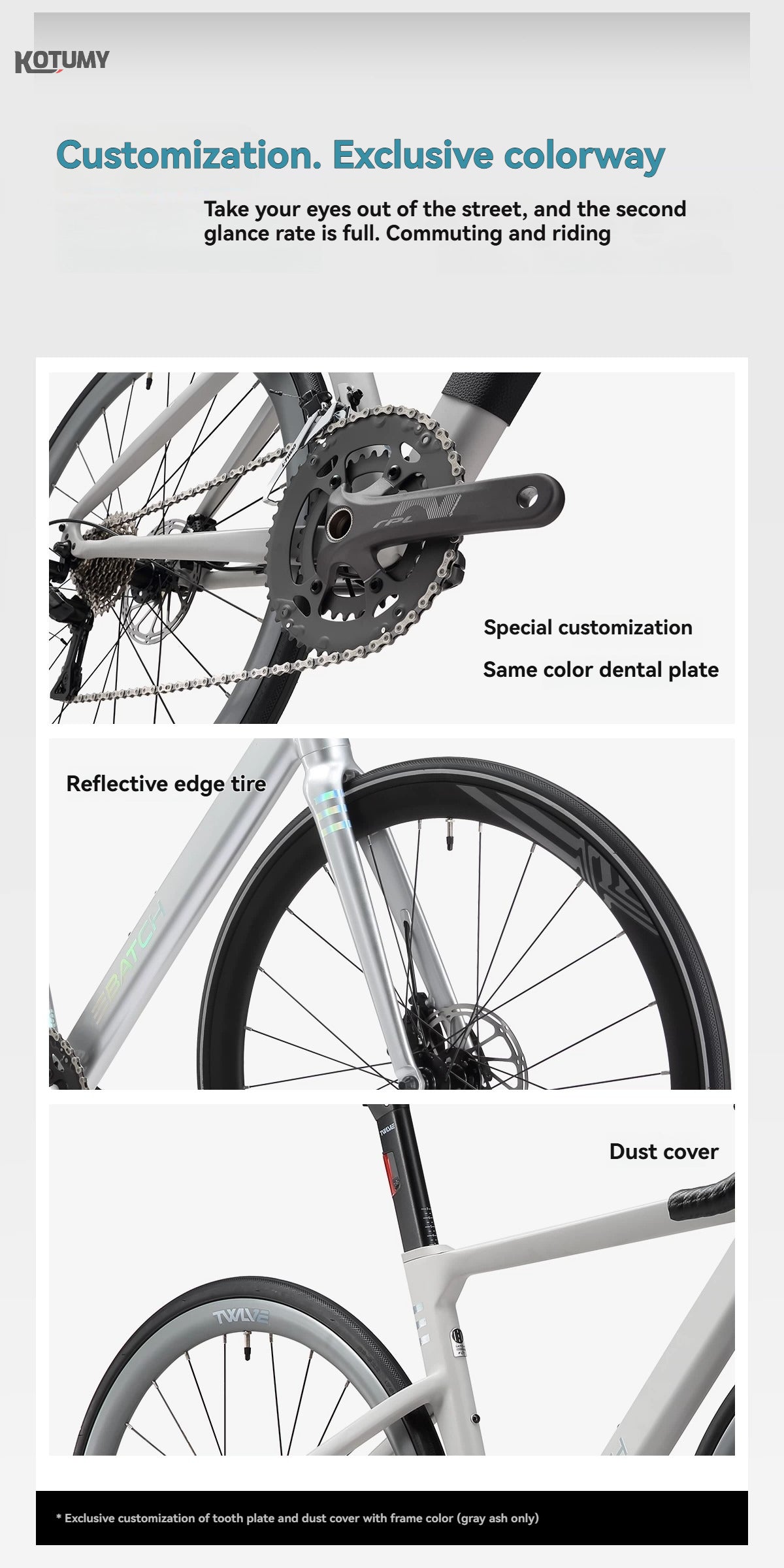 Bofeng Road Bike Speedometer Adult and Child Sizes Road Bicycle Hydraulic Disc Brakes