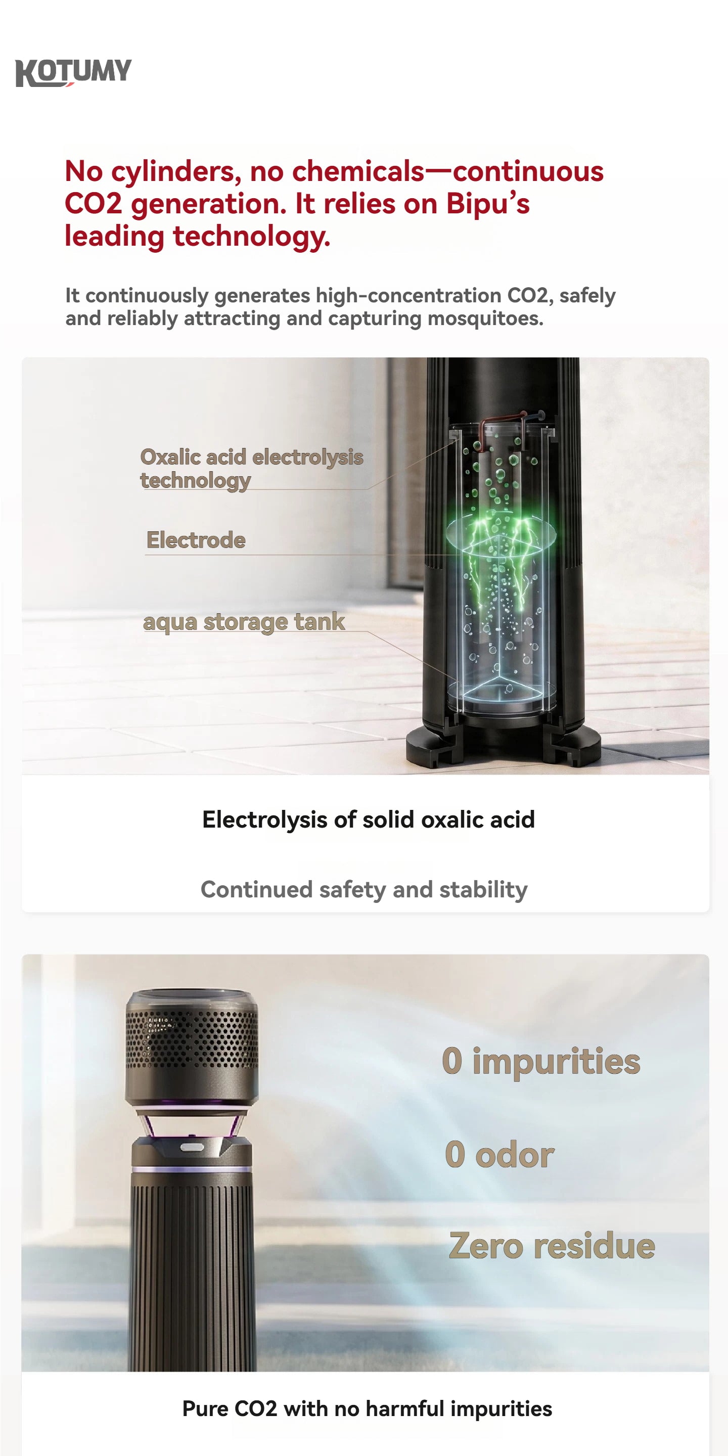 Villa courtyard mosquito repellent and exterminator - laser carbon dioxide bio-inspired mosquito trap