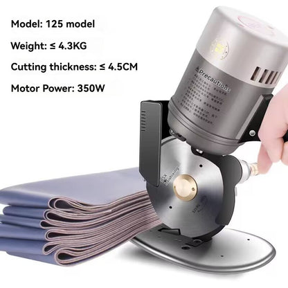 125 round knife fabric cutting machine, electromechanical scissors, electric cutting knife cutting machine