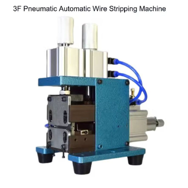 Small Automatic Pneumatic Wire Stripping Machine Small Cable Stripping Machine Semi-automatic Wire Cutting Stripper