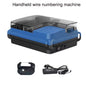Line numbering machine LK280 Bluetooth portable handheld number tube Wire identification marking machine Sleeve printer
