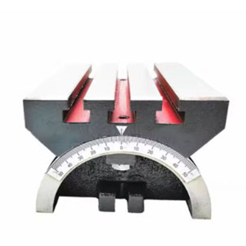 7 Inches Milling Machine Drilling Machine Adjustable Angle Tilting Angle Rotary Table Tilting Workbench